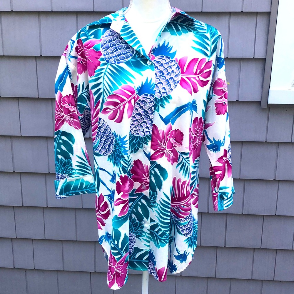 Hilo Hattie Vintage Hawaiian Button Down